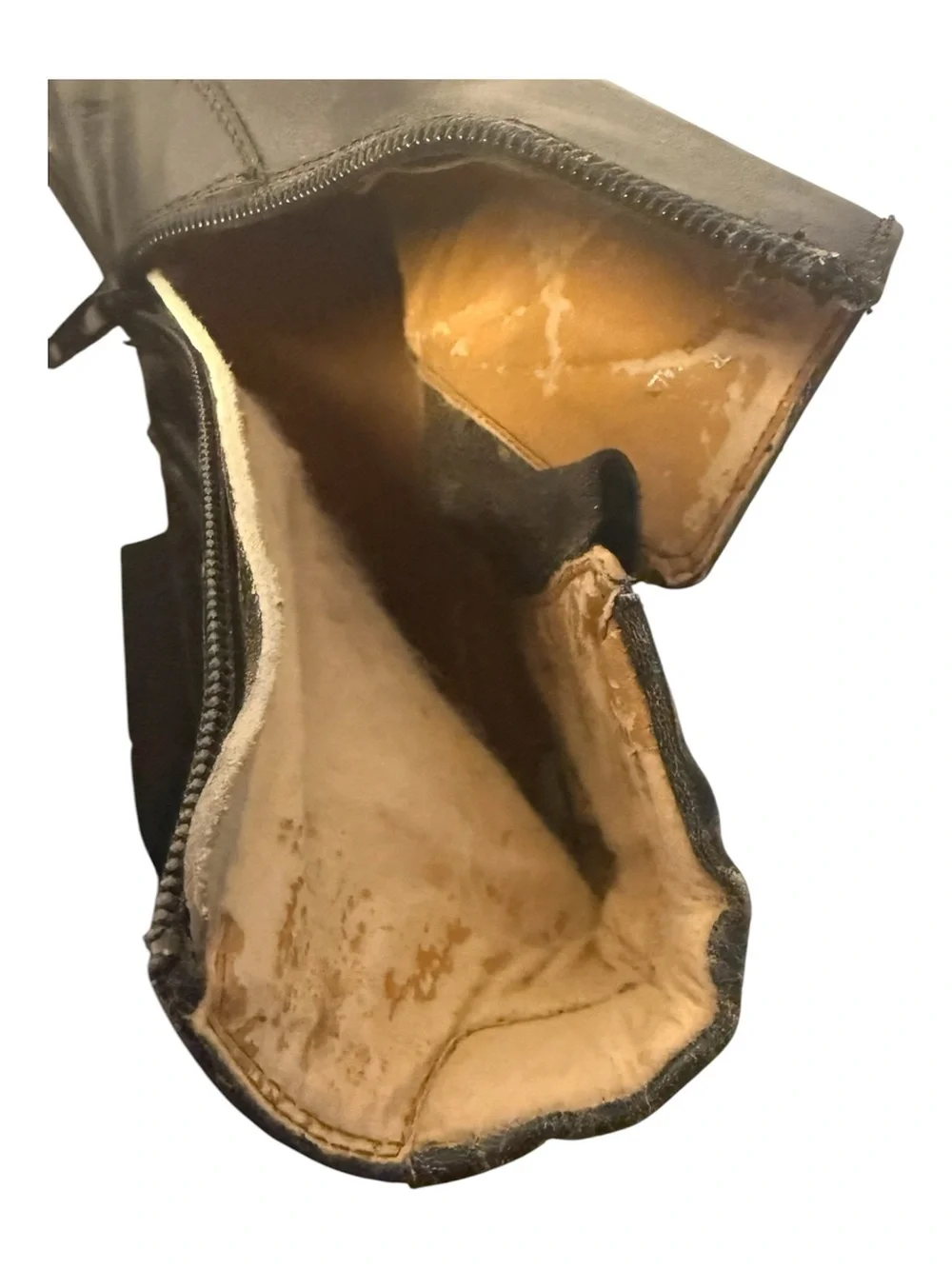 Steve Madden Men's Black Square-Toe Zip Ankle Boots Zip closure stokpile 10.5
